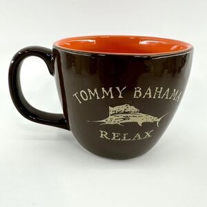 Tommy Bahama Marlin Relax Coffee Mug Brown/Orange 16oz